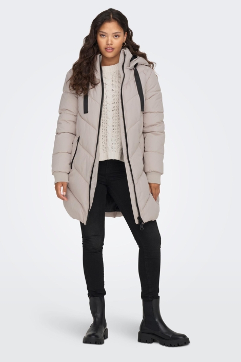 Jacqueline de Yong jdyskylar padded hood jacket otw no